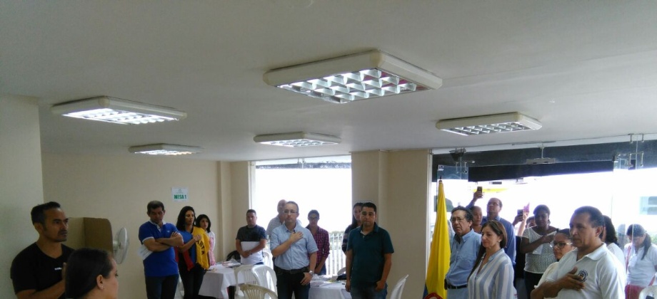 Consulado de Colombia en Santo Domingo de los Tsáchilas inició la jornada final del proceso electoral en el exterior para Congreso y consultas interpartidistas 2018