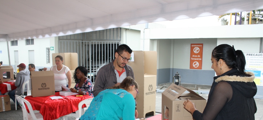Consulado de Colombia en Santo Domingo de los Tsáchilas concluyó la Consulta Anticorrupción 2018