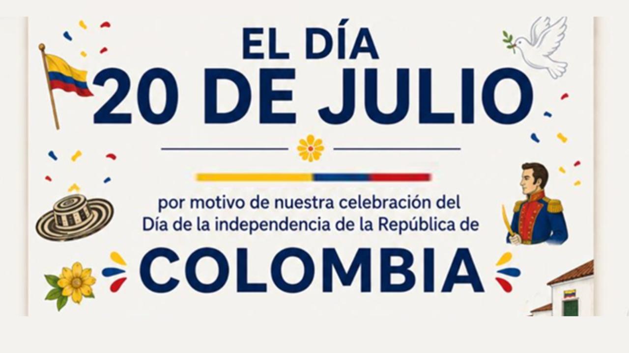 No habrá atención al público en el Consulado de Colombia en Santo Domingo este 20 de julio de 2026